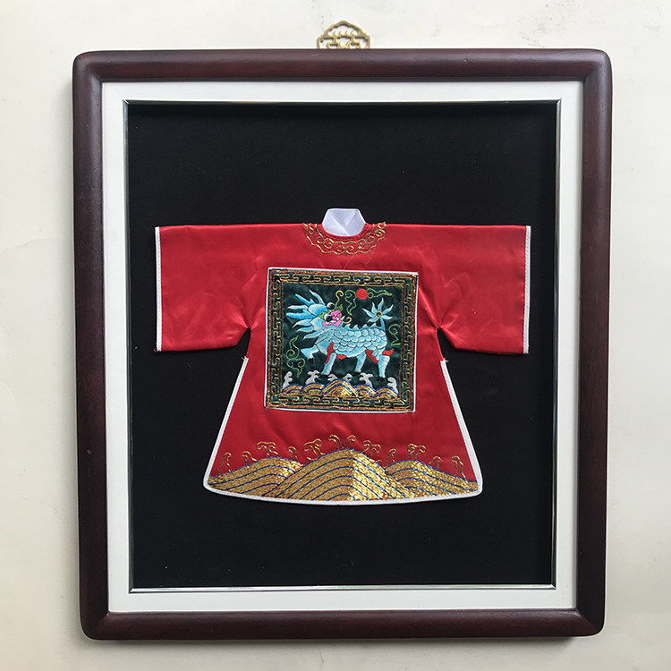 中国元素 刺绣木偶戏服挂件 小戏服官补