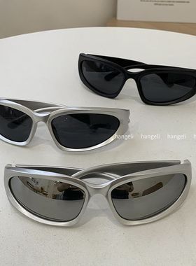 蒸汽朋克千禧风未来科技感太阳眼镜机能工业风护目镜潮流墨镜