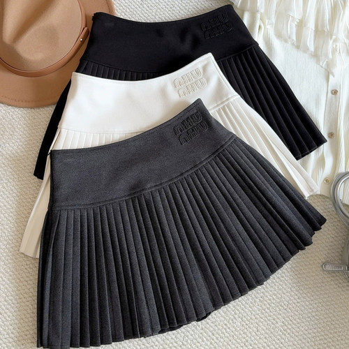 半身裙百褶短裙韩版A字裙
