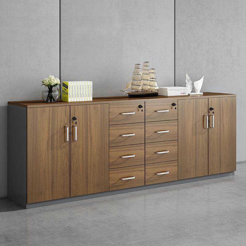 文件柜资料柜茶水柜办公室简约现代储物柜隔断地柜带锁木质矮柜子,商业/办公家具,办公储物柜,淘宝优惠券,粉丝福利购,淘宝优惠卷