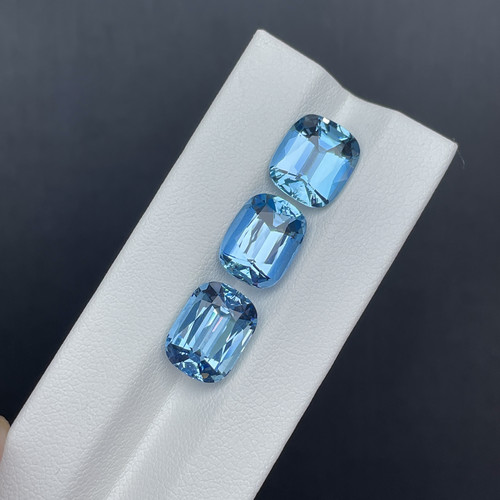 超级圣玛利亚海蓝宝 全净玻璃体vb评级 火彩璀璨可定制镶嵌