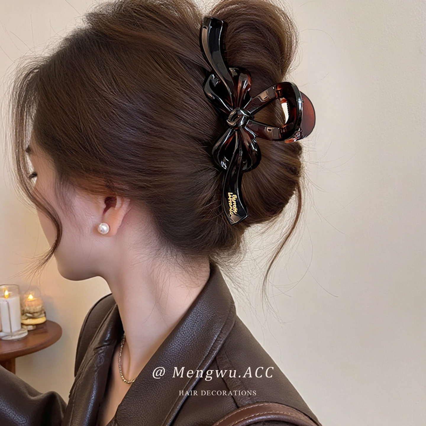 发夹蝴蝶结鲨鱼抓夹女2026新款大号头发抓夹子头饰后脑勺发量多图片