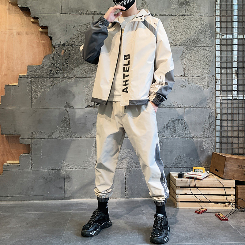 外套男士春秋工装一套搭配加绒冬季休闲夹克TZ3126-P95加绒P115,男装休闲套装,星座308B-2