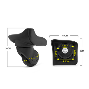 BW071瑞士****行李箱轮子替换拉杆箱配件万向轮旅行箱轱辘维修轮