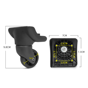 BW064 适用美旅25R行李箱轮替换轱辘D043拉杆箱万向轮配件滚滑轮