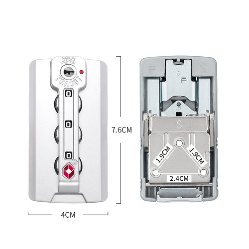 XFG旅行箱锁TSA007海关通行锁