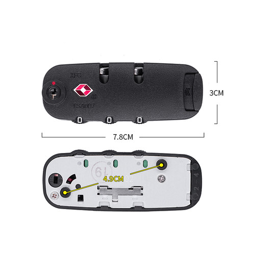 旅行箱TSA902密码锁更换