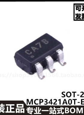 原装正品 MCP3421A0T-E/CH 丝印CA 贴片 SOT-23-6 模数转换器芯片
