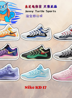 耐克KD17杜兰特17男子实战抗扭缓震耐磨篮球鞋FJ9488-101