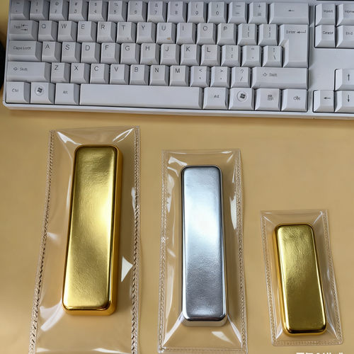 黄金银条包装袋PVC平口开口袋新料防尘防水透明塑料袋真空塑封