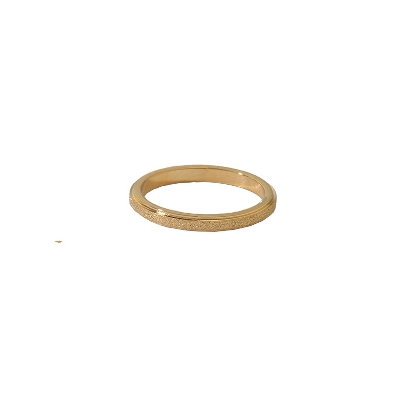 WASH YOUR HANDS WITHOUT PICKING A SIMPLE PLAIN CIRCLE TITANIUM STEEL INDEX FINGER RING MEN AND WOMEN PERSONALITY 18K GOLD PINKY TAIL RING JOINT TIDE