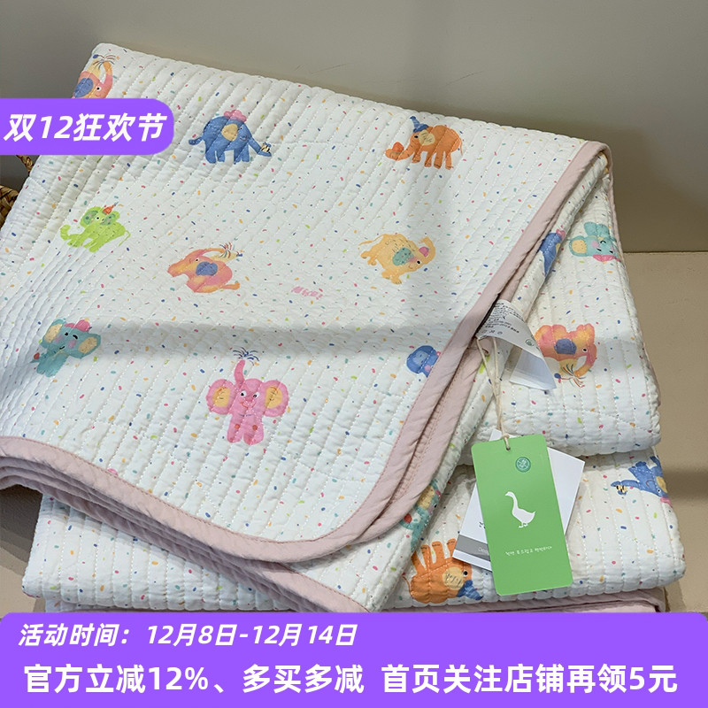 大鹅双面全棉床盖单件床单可机洗