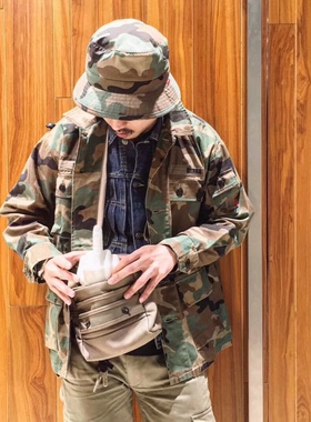 WTAPS JUNGLE LS 02/SHIRT.COTTON.SATIN.CAMO 迷彩四袋夹克17AW