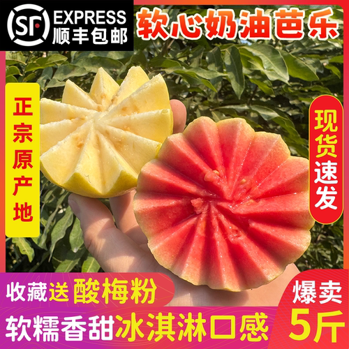 顺丰/京东冷链新鲜现摘正宗奶油芭乐红白双拼软糯香甜