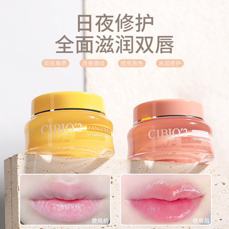 CIBIO'2睡眠唇膜淡纹保湿防干裂