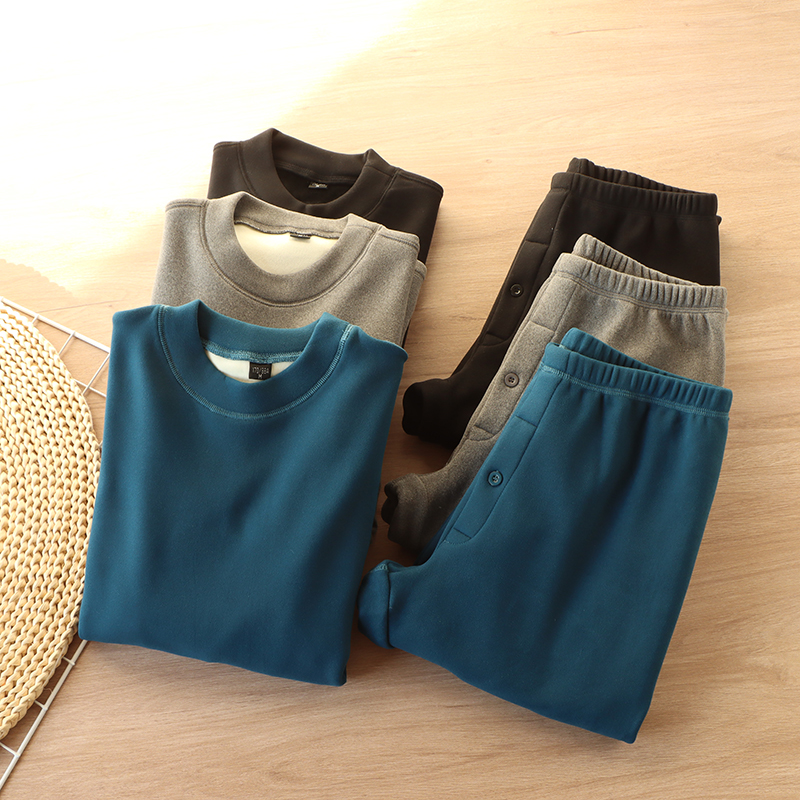 德绒保暖内衣加绒加厚秋裤秋衣