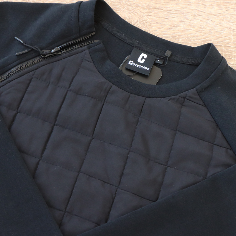 日单机能斜拉链男