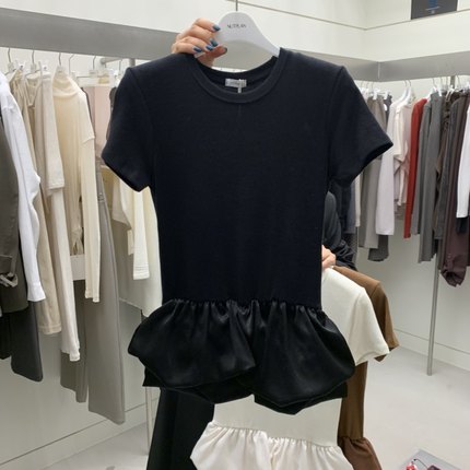 八1213韩国东大门T恤热销区4536199直邮端庄人气档口春季舒适通勤