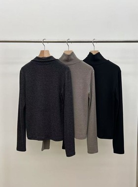 九0905韩国东大门t恤区UTRE-8631996优雅纯色修身正品个性冬款