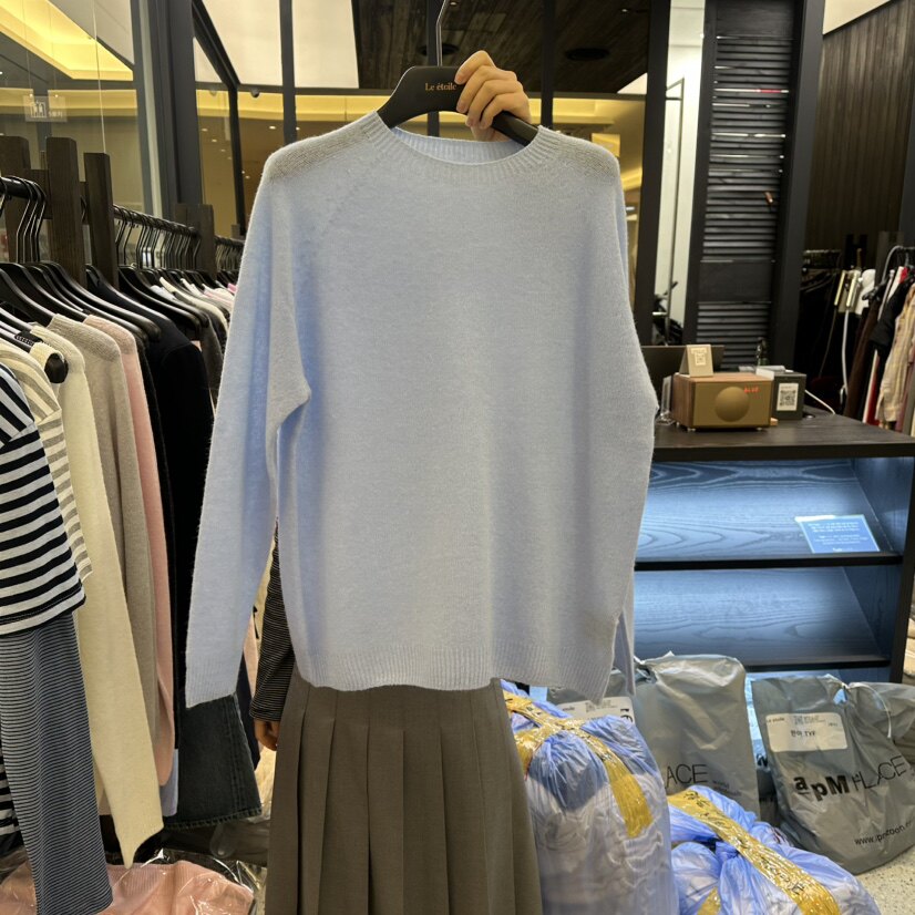 八0130韩国东大门运动户外针织衫区4559940冬季百搭正品流行休闲