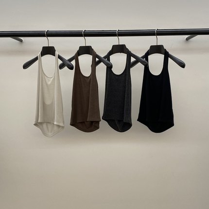 八1213韩国东大门背心热销区4536166春季都市通勤简洁纯色修身