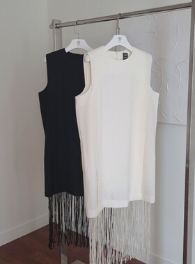 九0815韩国东大门连衣裙区ous-8610903正品都市休闲简约直邮修身