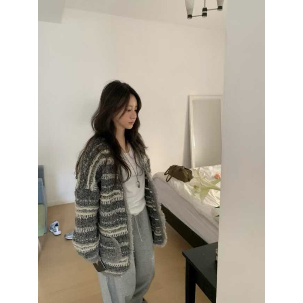 九1129韩国东大门毛衣区FLAMINGO-8714577纯色时尚正品百搭冬款