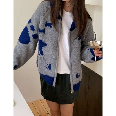 九1105韩国东大门毛衣区asome-8688537瑞丽直邮洋气人气独特秋季