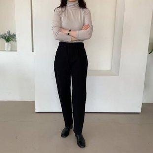 九1217韩国东大门休闲长裤区Vanilla-J-8732707春冬高端韩版简约