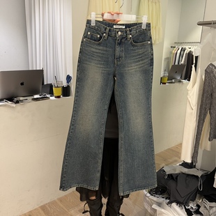 八0214韩国东大门运动牛仔裤 英伦可爱舒适 区4565479春冬端庄韩版