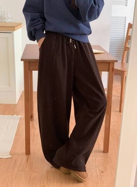 九1208韩国东大门休闲长裤区doubleJ-8722474魅力纯色端庄正品