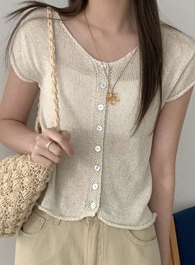 六0531韩国正品heylady-17712 针织衫区独特直邮知性甜美浪漫秋夏