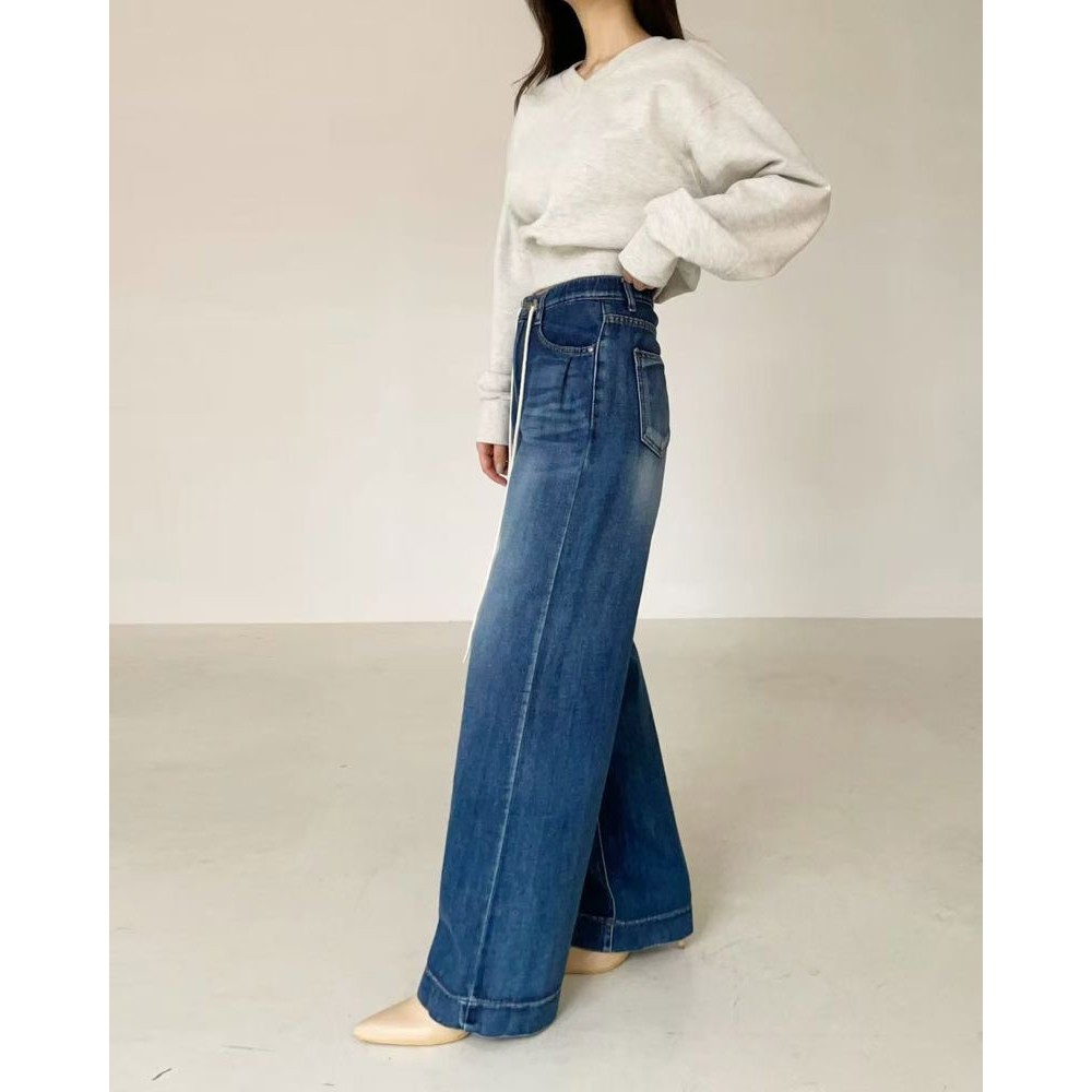 九0927韩国东大门运动牛仔裤区HowLuk-8656723秋季原宿通勤英伦