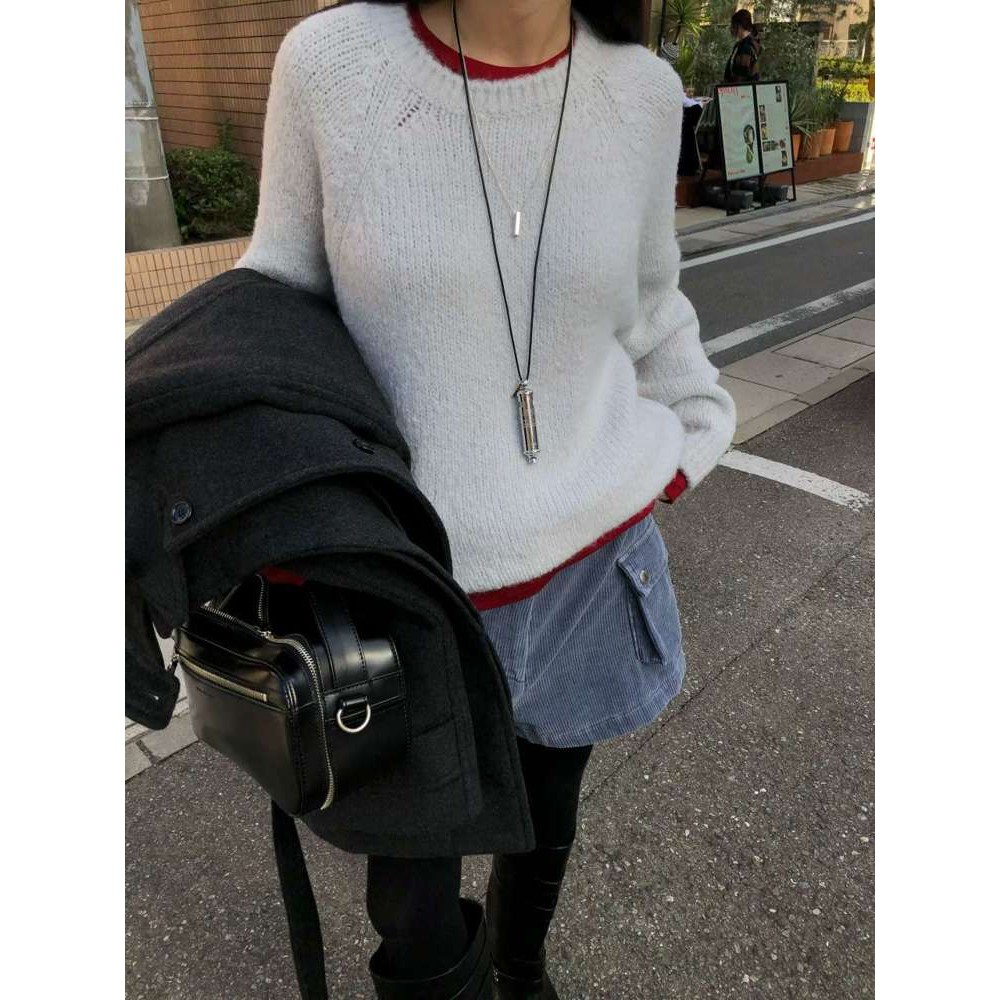 九1129韩国东大门毛衣区atmosphere-8714806直邮修身人气独特秋季