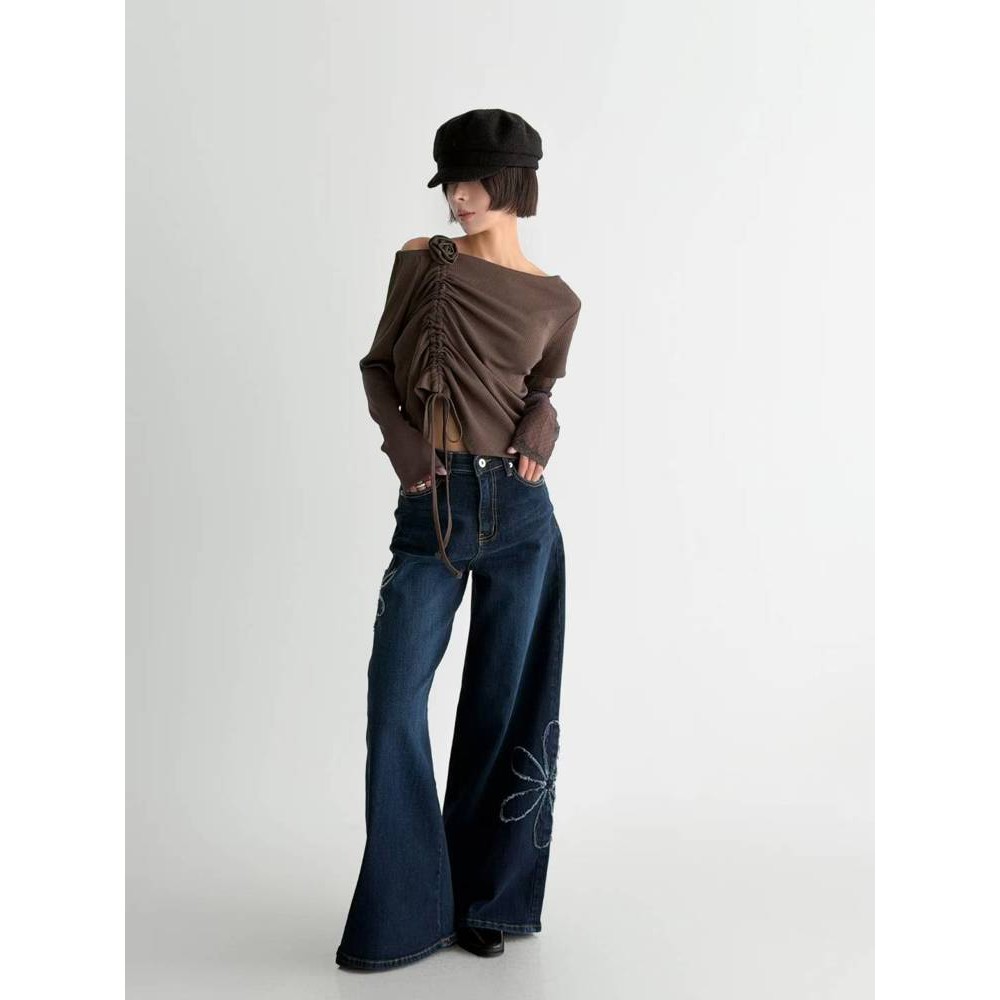 九1111韩国东大门运动牛仔裤区ILLO-8694486通勤个性纯色街舞正品