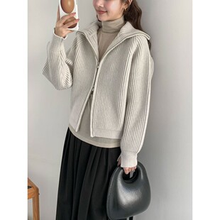 九1012韩国东大门毛衣区egg-8666481优雅纯色流行正品个性冬款