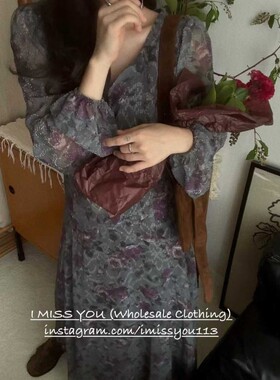 九0927韩国东大门连衣裙区IMISSYOU-8654742档口纯色大气正品高档