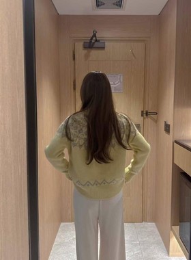 九1129韩国东大门毛衣区HABLE-8713621风格冬季档口正品街头休闲