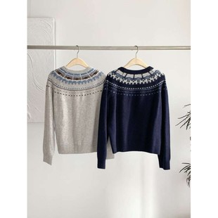 九1129韩国东大门毛衣区AFTERGLOW-8713768新款简洁直邮清新甜美