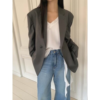 九0314韩国东大门西服区BABYTOUCH-8467059新潮夏季炸街正品别致