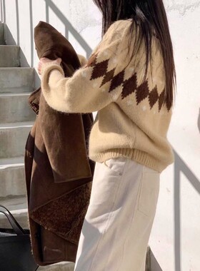 九1129韩国东大门毛衣区NEEDMORE-8715359冬季精致正品舒适休闲