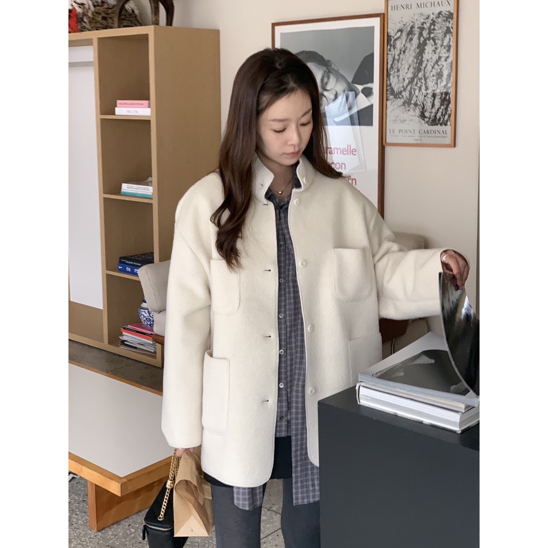 八1017韩国东大门运动瑜伽外套短款大衣区4465985秋季流行通勤