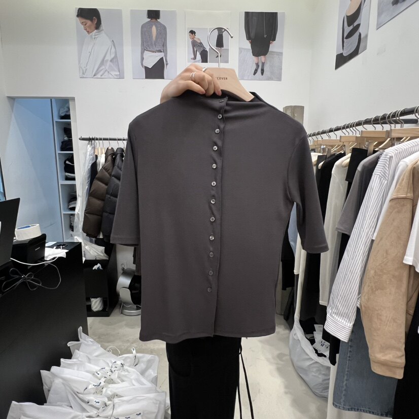 八0130韩国东大门运动瑜伽T恤区4559519冬季百搭正品流行休闲简洁