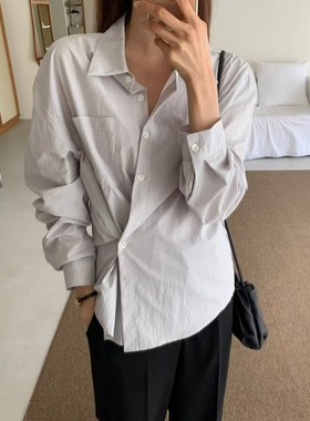 九0905韩国东大门衬衫-区Notice-8630608直邮街头甜美欧美秋冬