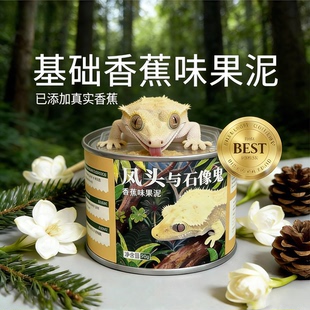 凤头与石像鬼果泥睫角守宫盖勾亚巨人守宫果泥R属专用果泥饲料