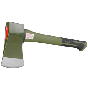 6411工厂纤维手柄破拆消防劈砍户外救援剁骨小短斧子大号板钢斧头