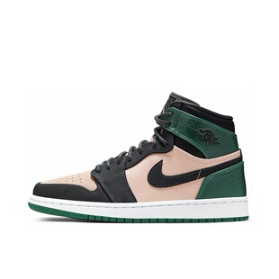 Jordan Air Jordan 1 AJ1黑绿脚趾粉绿白绿中帮球鞋江西 dx仓