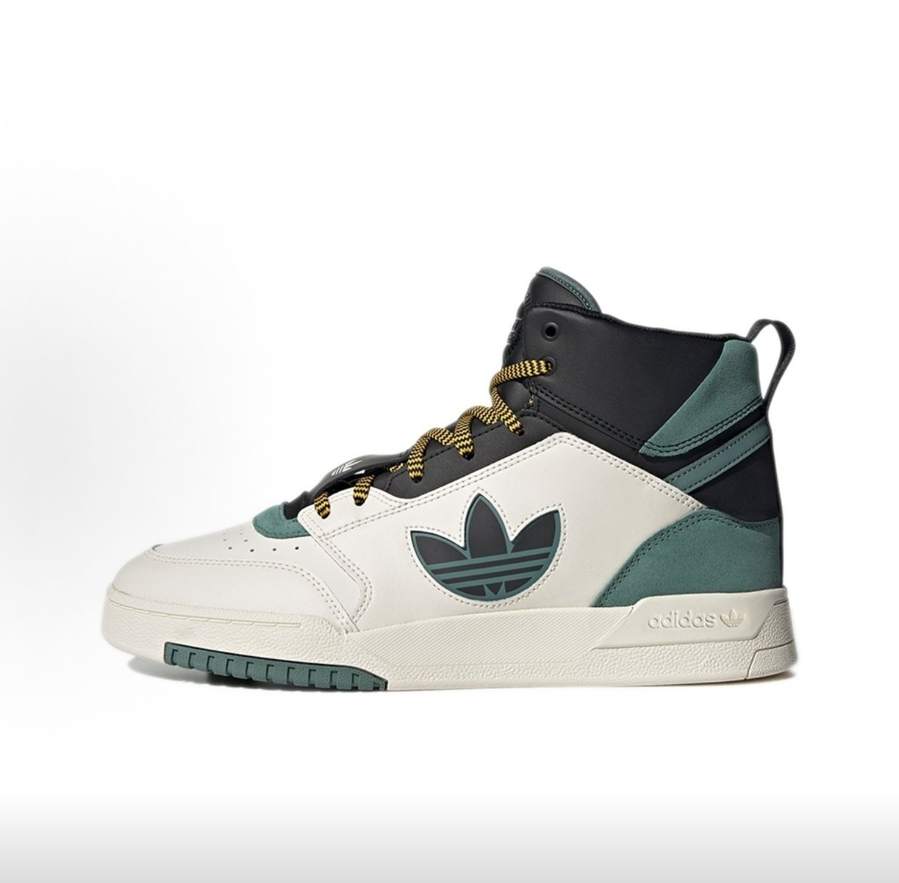 adidas originals Drop Step中帮板鞋黑绿GW6189广东ky仓