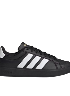 adidas STREETTALK板鞋 男女同款 黑色 JP8276鞋武汉JW仓