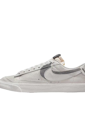Nike板鞋经典复古防滑舒适百搭白灰 22万圣节DQ7671-001 福建jy仓